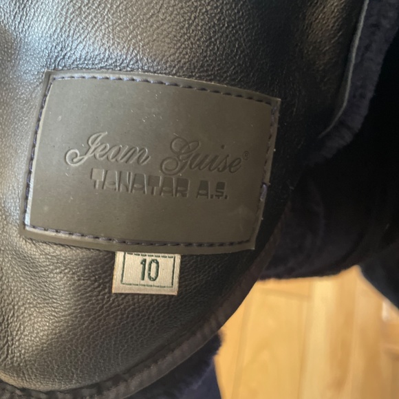 Women's Shearling lined Lambs Skin full length coat EUC - Picture 4 of 4